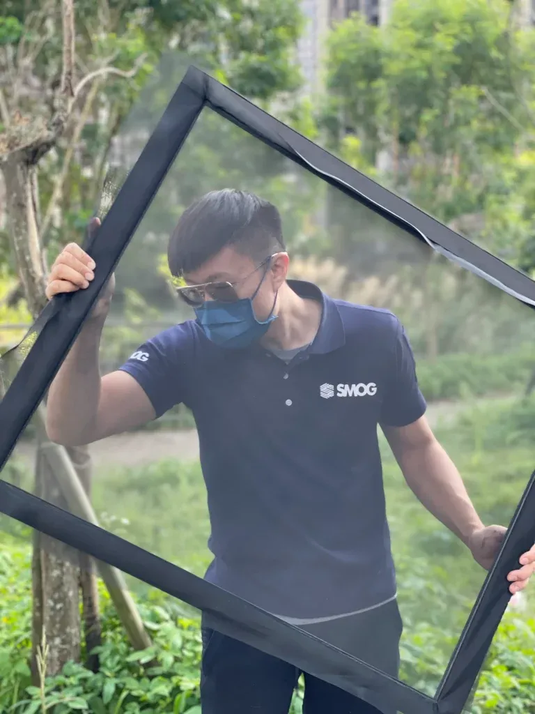 SMOG思瑪科防霾紗窗-現場施工實景