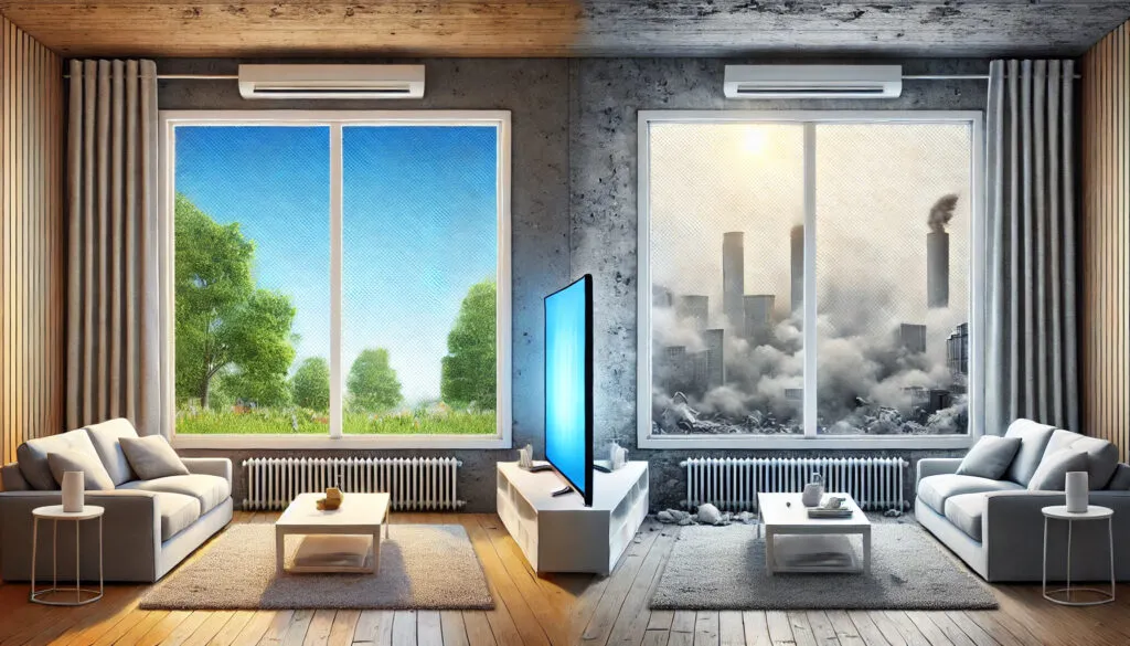 防霾紗窗沒用?防霾紗窗 VS 傳統紗窗效果對比