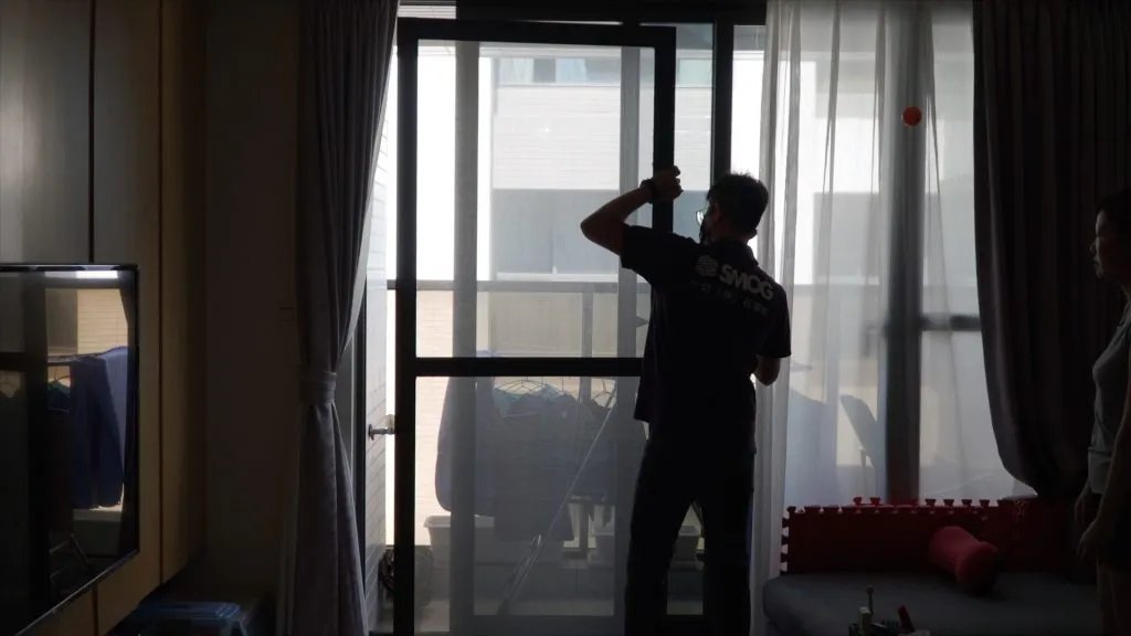 SMOG防霾紗窗【社區案例】台南南區棕櫚灣