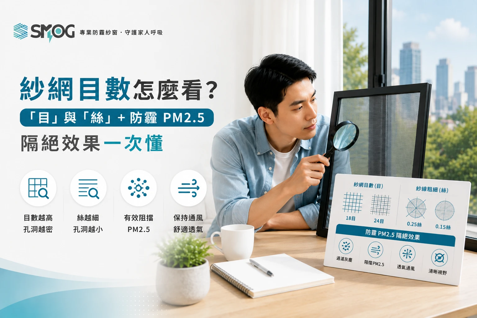 紗網目數解密與 PM2.5 隔絕效果
