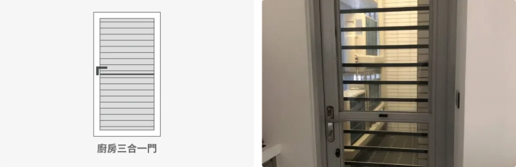 SMOG思瑪科 防霾紗窗首頁 37 ※ 廚房三合一門設計,通風良好,有效防止油煙和霧霾。