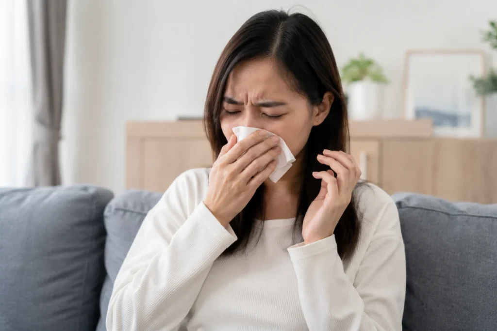 AQI 101~150 過敏族群開始受到影響